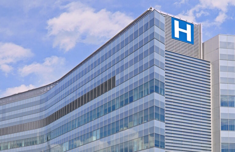 exterior shot of hospital